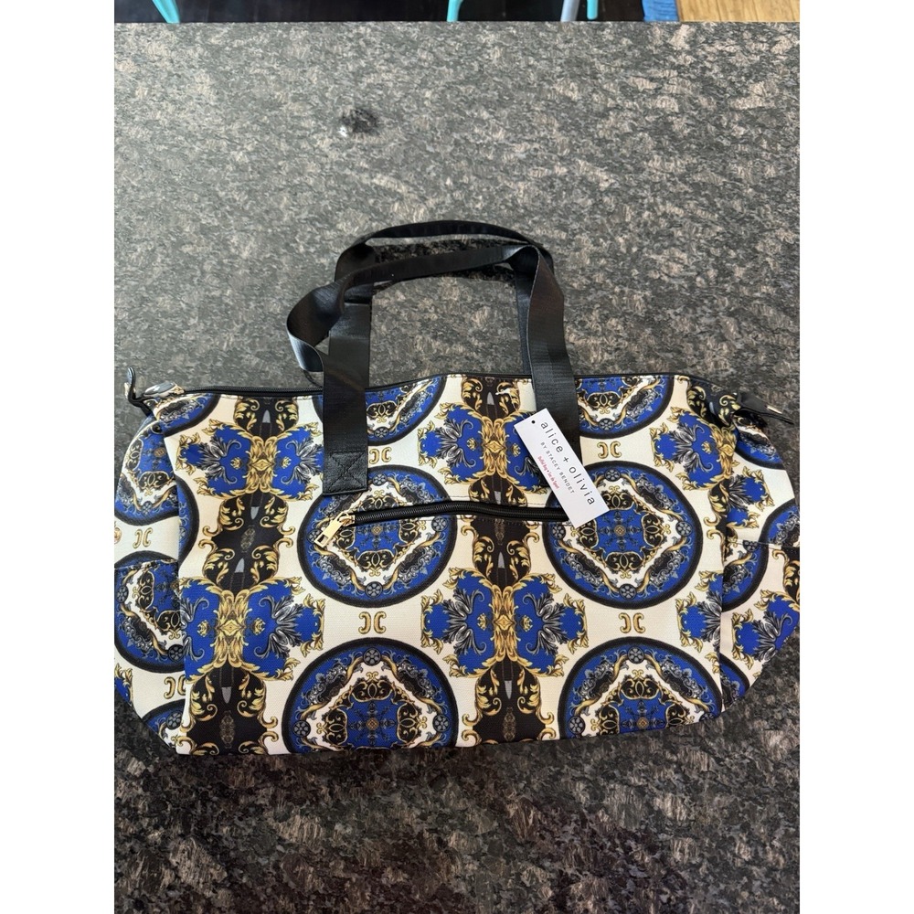 *BRAND NEW* Alice + Olivia Weekender Duffle Bag Stacy Bendet W/ Crossbody, Beach